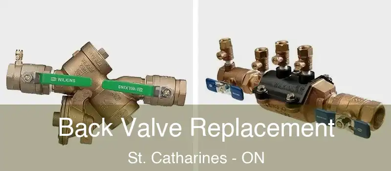  Back Valve Replacement St. Catharines - ON