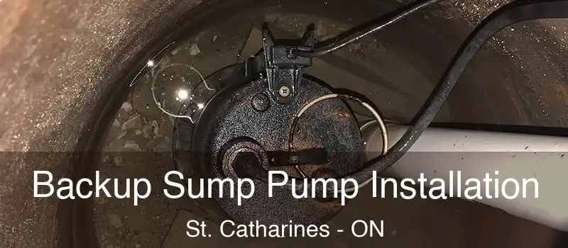  Backup Sump Pump Installation St. Catharines - ON