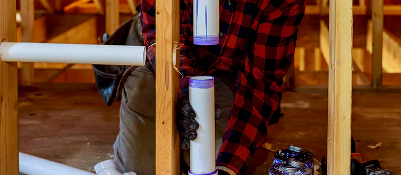 Process of Rough In Plumbing in St. Catharines, Ontario