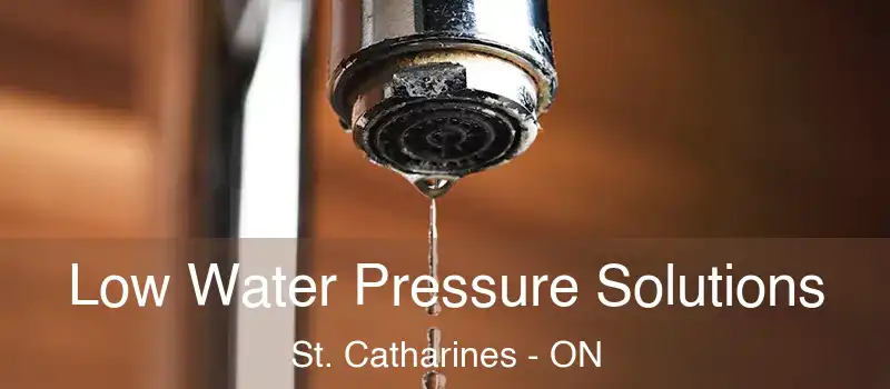  Low Water Pressure Solutions St. Catharines - ON